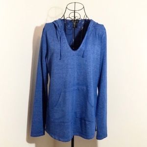 NWOT Wet Seal long sleeve hoodie in cobalt blue.